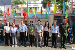 Phường Trấn Biên ra quân cao điểm tuyên truyền lưu động bầu...