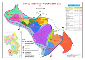 Phường Trấn Biên dự kiến có 16 khu phố sau sắp xếp