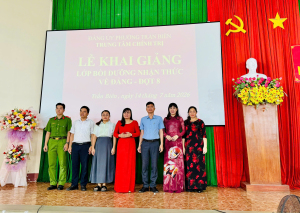 Khai giảng lớp bồi dưỡng nhận thức về Đảng - Đợt 8 năm 2026