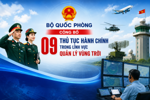 Triển Khai 09 Thủ Tục Hành Chính Trong Lĩnh Vực Quản Lý Vùng Trời