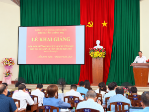 Khai giảng lớp bồi dưỡng nghiệp vụ chuyên sâu cho đội ngũ...