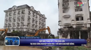 Tháo dỡ 2 tòa nhà lớn tại KCN Biên Hòa 1 để bàn giao mặt bằng