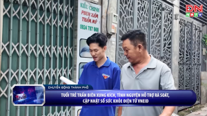 Tuổi trẻ Trấn Biên xung kích, tình nguyện hỗ trợ rà soát, cập nhật sổ sức khỏe điện tử VNeID