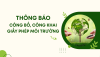Thong tin cong bo cong khai giay phep moi truong