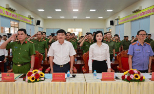 Hội nghị sơ kết công tác Công an 06 tháng đầu năm 2025