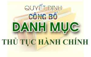 QĐ CB TTHC
