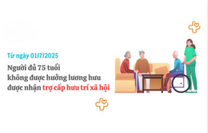 Trợ cấp xã hội cho người từ đủ 75 tuổi