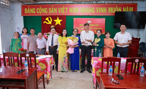 Ban công tác mặt trận ấp 4, tổng kết hoạt động nhiệm kỳ...
