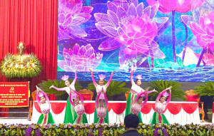 Chương trình văn nghệ chào mừng Đại hội đại biểu Đảng bộ xã Trảng Bom lần thứ I, nhiệm kỳ 2025 - 2030