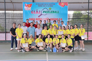 Giải pickleball nữ Trường THCS Lý Tự Trọng chào mừng Quốc khánh 2/9