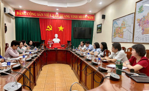 Ban chấp hành Hội Nữ trí thức tỉnh Đồng Nai làm việc với lãnh đạo xã Trảng Bom