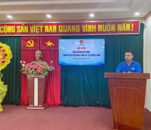 Đoàn Thanh niên xã Trảng Bom: thành lập 03 chi đoàn trực thuộc.