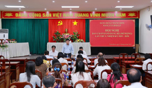 Đảng ủy UBND xã Trảng Bom tổ chức Hội nghị Ban chấp hành Đảng bộ (mở rộng) lần thứ I, nhiệm kỳ 2025-2030