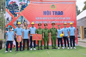Hội thi Phòng cháy chữa cháy cụm 5 xã Trảng Bom