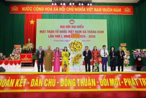 Đại hội Đại biểu MTTQ Việt Nam xã Trảng Bom lần thứ I, nhiệm kỳ 2025-2030 thành công tốt đẹp