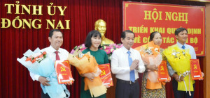 Triển khai quyết định về công tác cán bộ