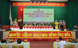 Ngày làm việc thứ nhất Đại hội đại biểu MTTQVN xã Trảng Bom lần thứ I, nhiệm kỳ 2025-2030