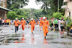 Vòng chung kết Hội thi nghiệp vụ phòng cháy, chữa cháy và cứu nạn, cứu hộ cụm số 5 thành công tốt đẹp