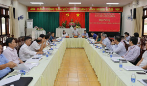 Xã Trảng Bom tổ chức hội nghị Ban Chấp hành Đảng bộ không thường kỳ