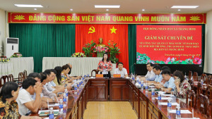 Xã Trảng Bom: Giám sát chuyên đề về đảm bảo vệ sinh môi trường, thu gom rác thải