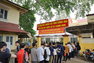 Xã Trảng Bom tổ chức khám sơ tuyển sức khỏe nghĩa vụ quân sự năm 2026