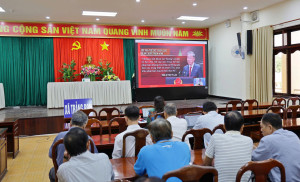 Hội nghị tập huấn báo cáo viên pháp luật quý III/2025