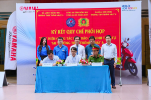 LỄ KÝ KẾT QUY CHẾ PHỐI HỢP THỰC HIỆN CÔNG TÁC ĐẢM BẢO AN NINH TRẬT TỰ VÀ CHƯƠNG TRÌNH TẬP HUẤN LÁI XE AN TOÀN CHO HỌC SINH NĂM HỌC 2025 - 2026