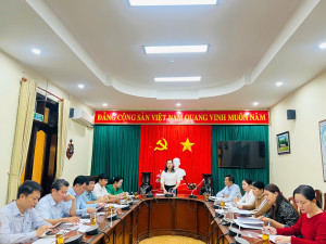 Đảng uỷ các xã họp bàn thống nhất mở các lớp giáo dục lý luận chính trị năm 2026 tại Trung tâm chính trị Trảng Bom