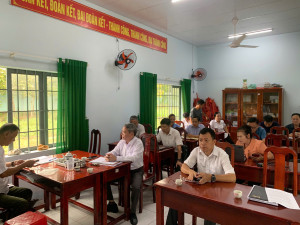 TĂNG CƯỜNG ĐI CƠ SỞ, DỰ SINH HOẠT CHI BỘ VÀ HƯỚNG DẪN TRIỂN KHAI ỨNG DỤNG ĐIỆN TỬ SỔ TAY ĐẢNG VIÊN