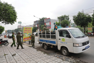Tuần tra, kiểm soát, giải toả bảo vệ hành lang an toàn giao thông đường bộ