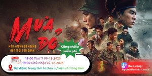 THÔNG BÁO CÔNG CHIẾU MIỄN PHÍ PHIM “MƯA ĐỎ”