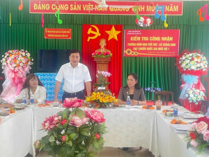 TRƯỜNG MẦM NON TUỔI THƠ TIẾP ĐÓN ĐOÀN KIỂM TRA, ĐÁNH GIÁ CÔNG NHẬN TRƯỜNG ĐẠT CHUẨN QUỐC GIA NĂM 2025