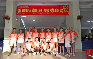 CÂU LẠC BỘ BÓNG BÀN XÃ TRẢNG BOM SÔI NỔI TRANH TÀI TẠI GIẢI BÓNG BÀN “MỪNG ĐẢNG – MỪNG XUÂN BÍNH NGỌ NĂM 2026”