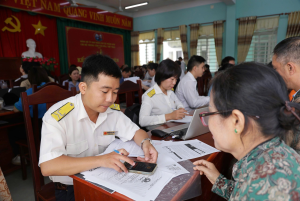 Thuế cơ sở 6: Hỗ trợ chuyển đổi phương pháp kê khai và nộp thuế phi nông nghiệp tại xã Trảng Bom