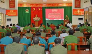 Lễ ra quân mở đợt cao điểm tấn công, trấn áp tội phạm, bảo đảm an ninh, trật tự