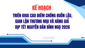 Triển khai cao điểm chống buôn lậu, gian lận thương mại và...