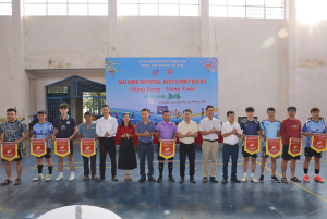 Khai mạc Giải bóng đá futsal xã Trảng Bom năm 2026