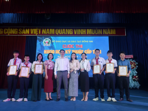 Xã Trảng Bom xuất sắc có 01 dự án đạt giải nhì và 01 dự án đạt giải tư Cuộc thi Khoa học kỹ thuật dành cho học sinh trung học cấp tỉnh, năm học 2025-2026