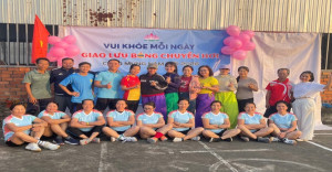 Giao lưu thể thao chào mừng năm mới 2026 - phát huy phong trào TDTT tại các chi hội đoàn thể ấp