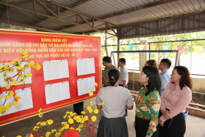 TĂNG CƯỜNG KIỂM TRA, GIÁM SÁT CÔNG TÁC CHUẨN BỊ BẦU CỬ, HƯỚNG TỚI NGÀY HỘI TOÀN DÂN 15/3