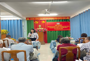 Ủy ban MTTQVN xã Trảng Bom tổ chức hội nghị triển khai Kế hoạch tổ chức hội nghị tiếp xúc cử tri đề người ứng cử HĐND xã vận động bầu cử