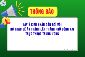 Lấy ý kiến nhân dân về dự thảo Đề án thành lập thành phố...