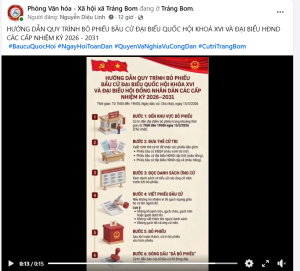 Ứng dụng công nghệ số đưa thông tin bầu cử đến gần cử tri