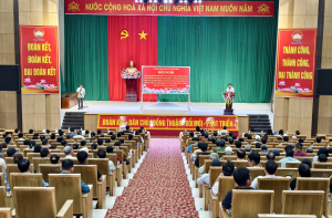 TRẢNG BOM: TỔ CHỨC HỘI NGHỊ TIẾP NHẬN Ý KIẾN NGƯỜI DÂN VỀ DỰ ÁN VÀNH ĐAI 4 THÀNH PHỐ HỒ CHÍ MINH, QUA ĐỊA PHẬN XÃ TRẢNG BOM