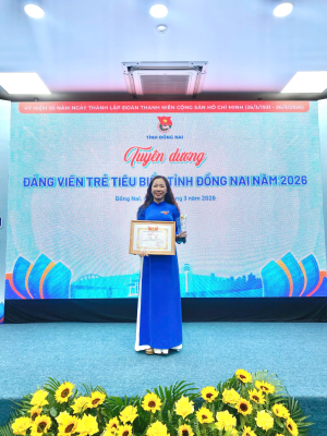 Đồng chí Hồ Thị Thoa - Gương đảng viên trẻ tiêu biểu tỉnh Đồng Nai năm 2026