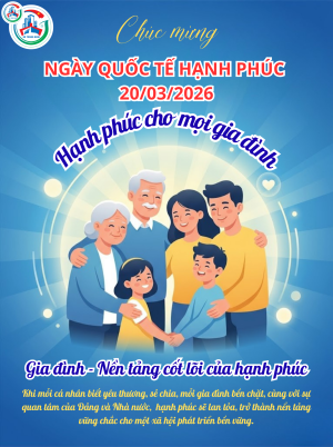 Ngày Quốc tế Hạnh phúc 20/3: Hạnh phúc cho mọi gia đình
