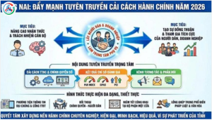UBND xã Trảng Bom ban hành Kế hoạch thông tin, tuyên truyền cải cách hành chính năm 2026