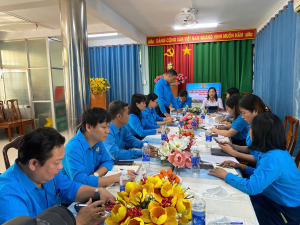 LIÊN ĐOÀN LAO ĐỘNG TỈNH ĐỒNG NAI LÀM VIỆC VỚI CÔNG ĐOÀN XÃ TRẢNG BOM