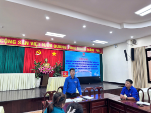ĐOÀN THANH NIÊN XÃ TRẢNG BOM TỔ CHỨC HỘI NGHỊ BAN CHẤP HÀNH MỞ RỘNG (KHÔNG THƯỜNG KỲ)