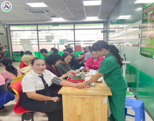 Hội LHPN xã Trảng Bom tổ chức khám sức khỏe cho cán bộ, hội...